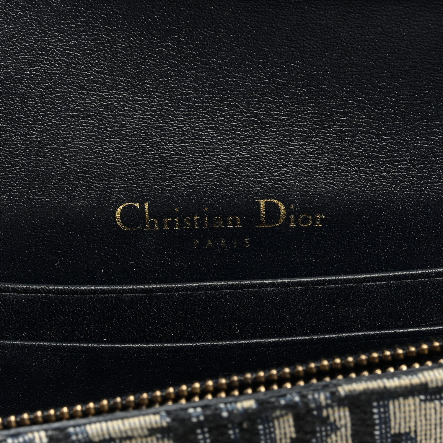 Christian Dior Oblique Saddle Belt Bag Blue 6 of 8