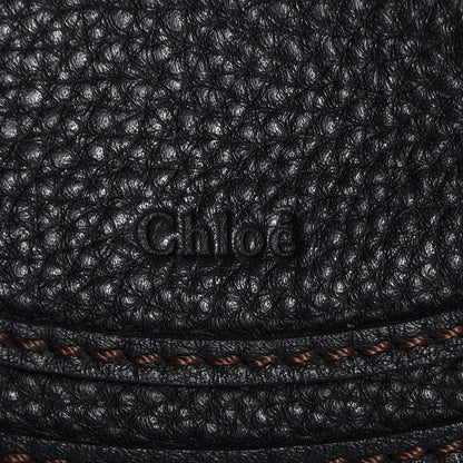Chloe Calfskin Medium Marcie Round Crossbody Bag Black 8 of 12