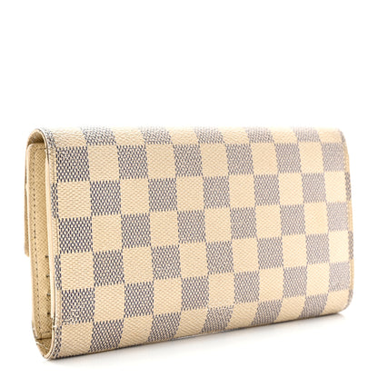 Louis Vuitton Damier Azur Sarah Wallet 3 of 15