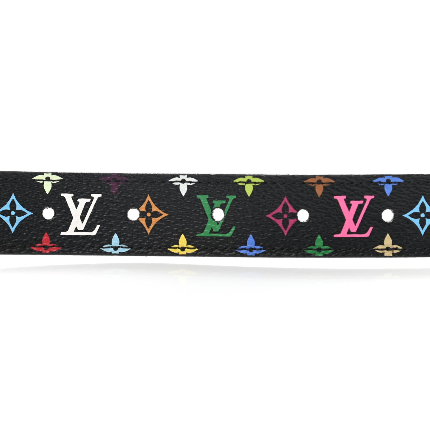 Monogram Multicolor 30mm Belt 85 34 Black