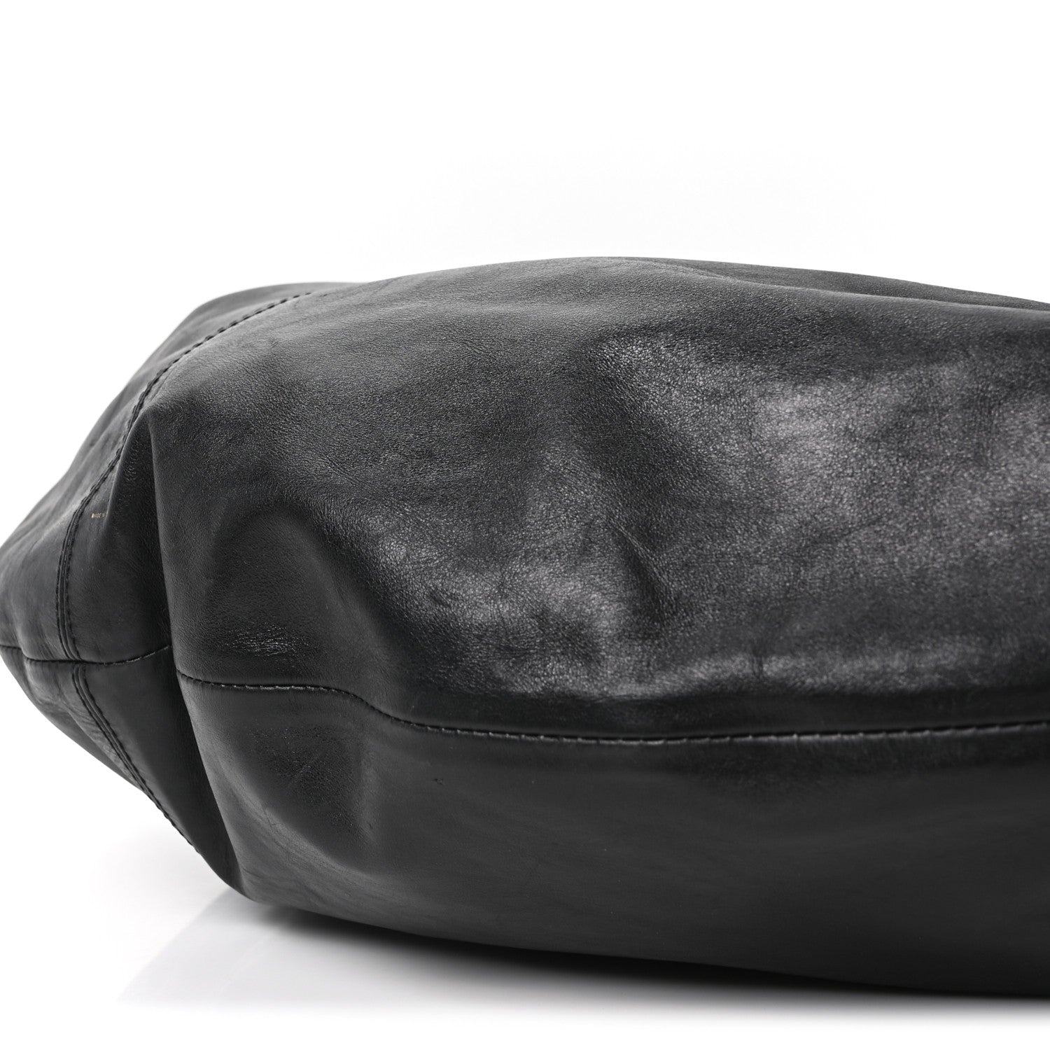 Khaite Vintage Calfskin Extra Large Olivia Hobo Black 9 of 10