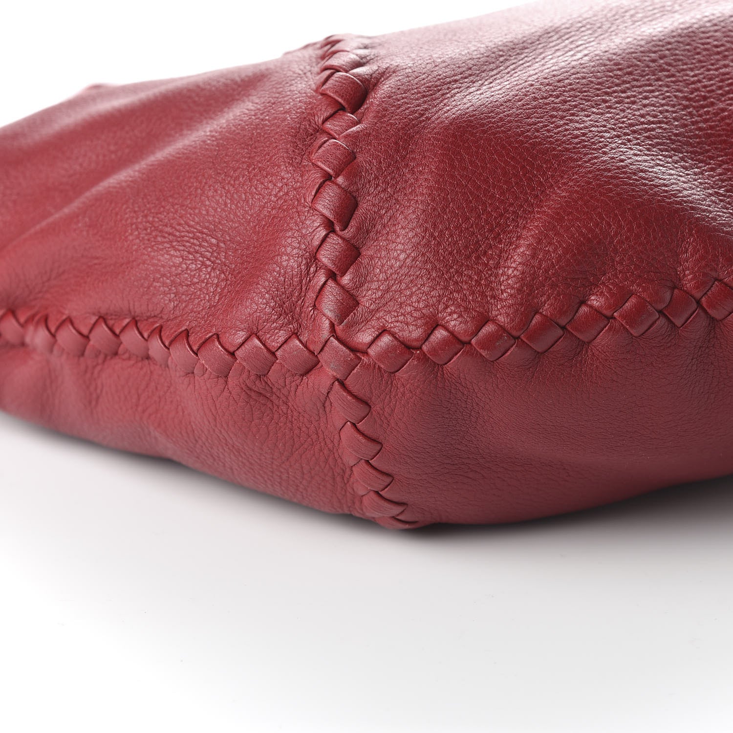 Bottega Veneta Cervo Deerskin Large Hobo Scarlet 6 of 9