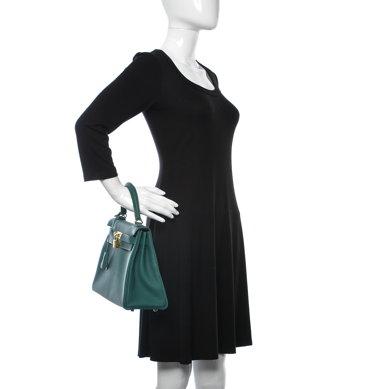 Hermes Togo Kelly Retourne 28 Malachite 2 of 37