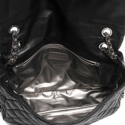 Chanel Lambskin Quilted Paris Moscou Red Square Flap Black 8 of 8
