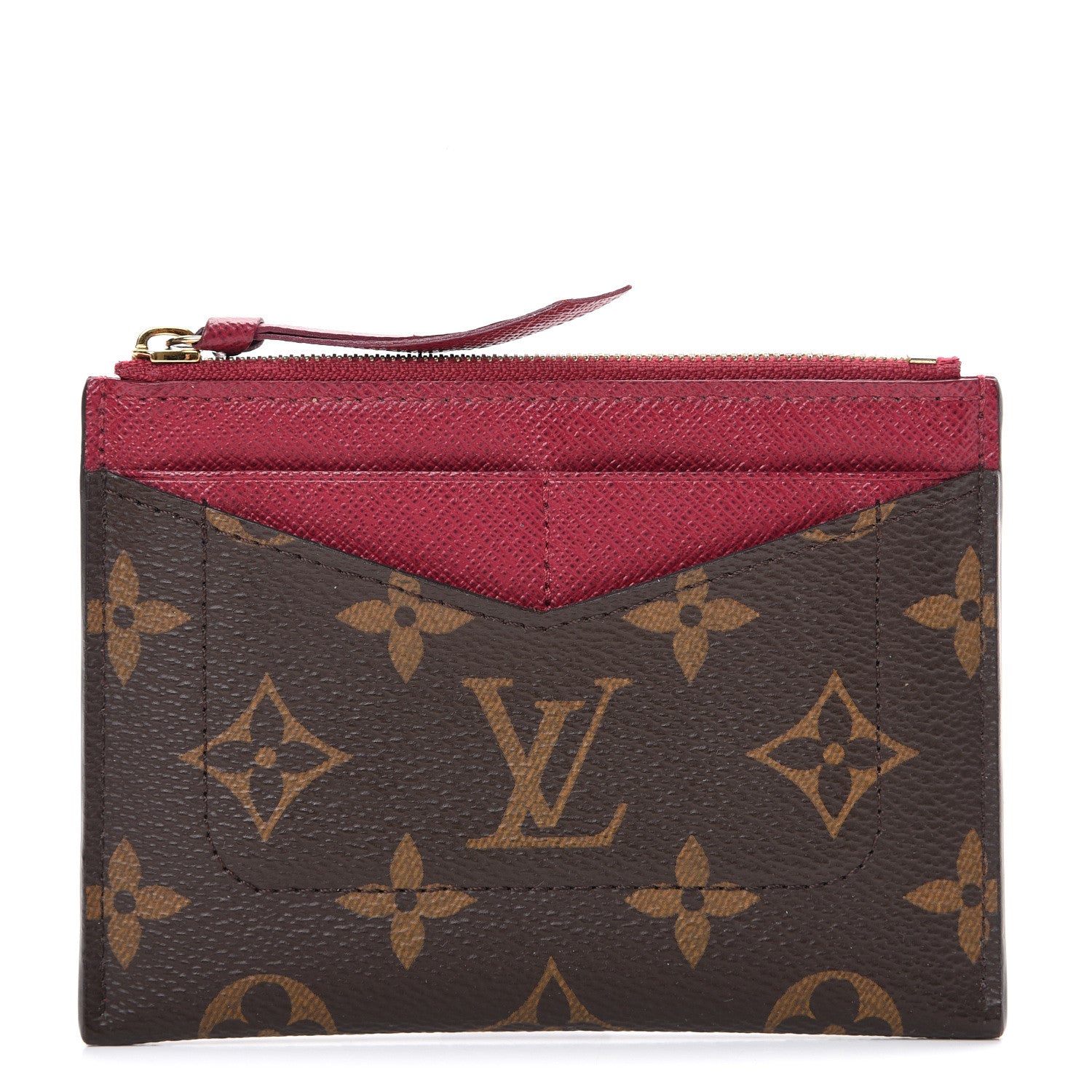 Louis Vuitton Monogram Zipped Card Holder Fuchsia 1 of 7