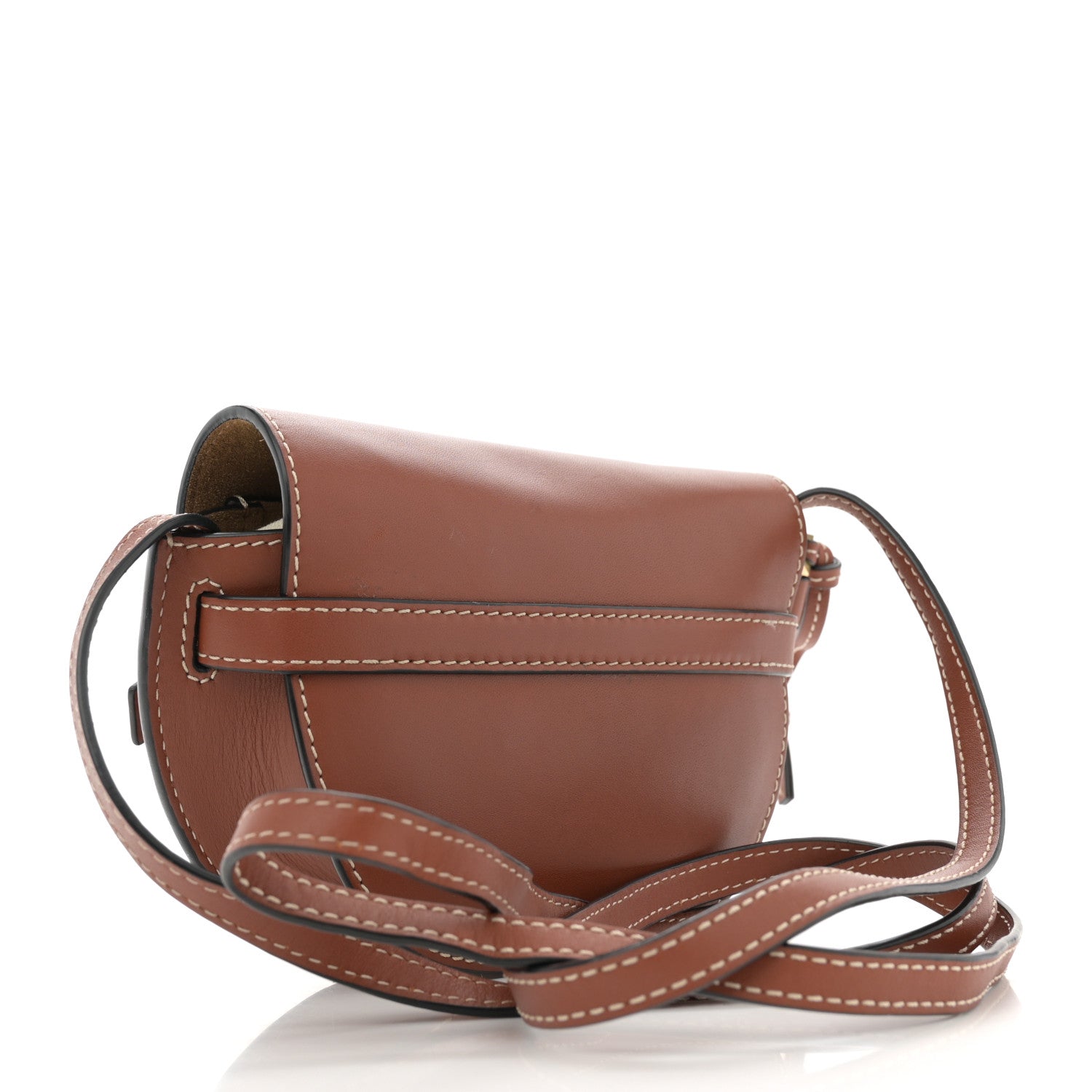 Loewe Calfskin Mini Gate Crossbody Bag Rust 3 of 12