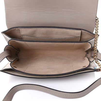 Chloe Suede Calfskin Small Faye Shoulder Bag Motty Grey 4 of 4