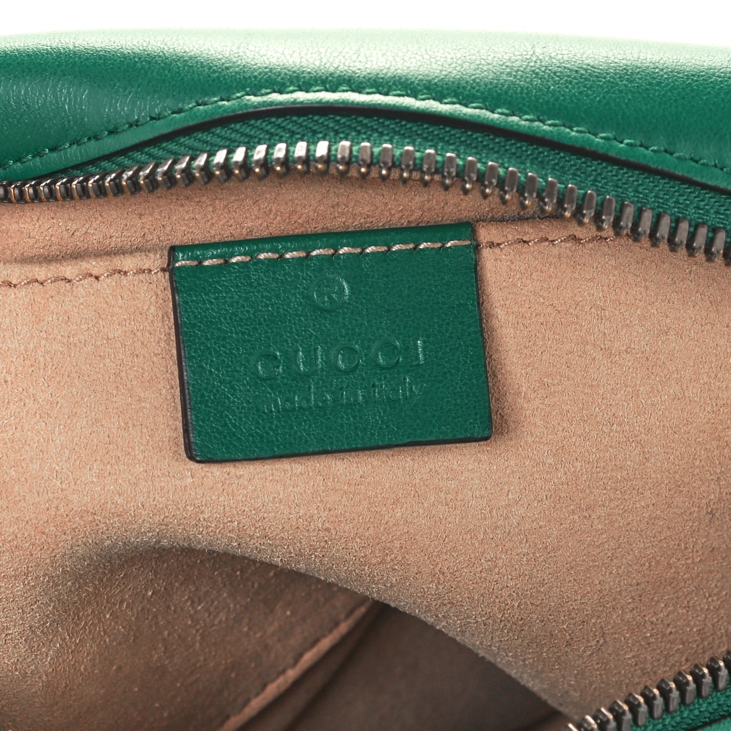 Calfskin Matelasse Small GG Marmont Chain Shoulder Bag Emerald Green