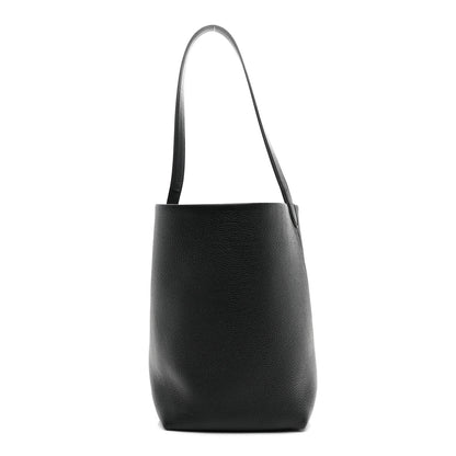The Row Grained Calfskin Medium N/S Park Tote Black 1 of 10