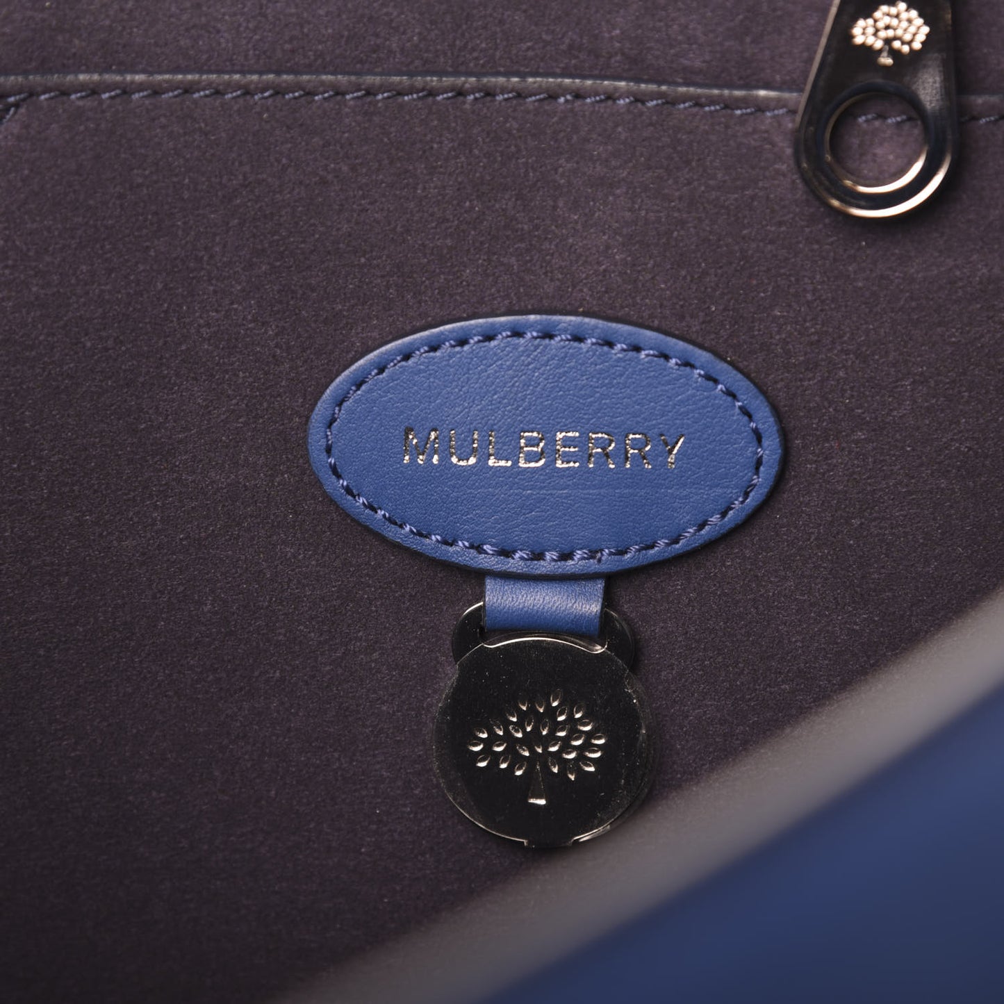 Micrograin Calfskin Bayswater Porcelain Blue