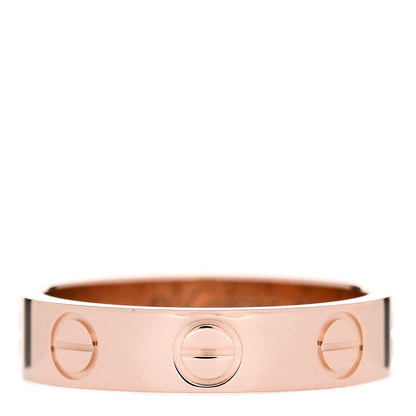 Cartier 18K Pink Gold 3.5mm LOVE Wedding Band Ring 44 3 1 of 4