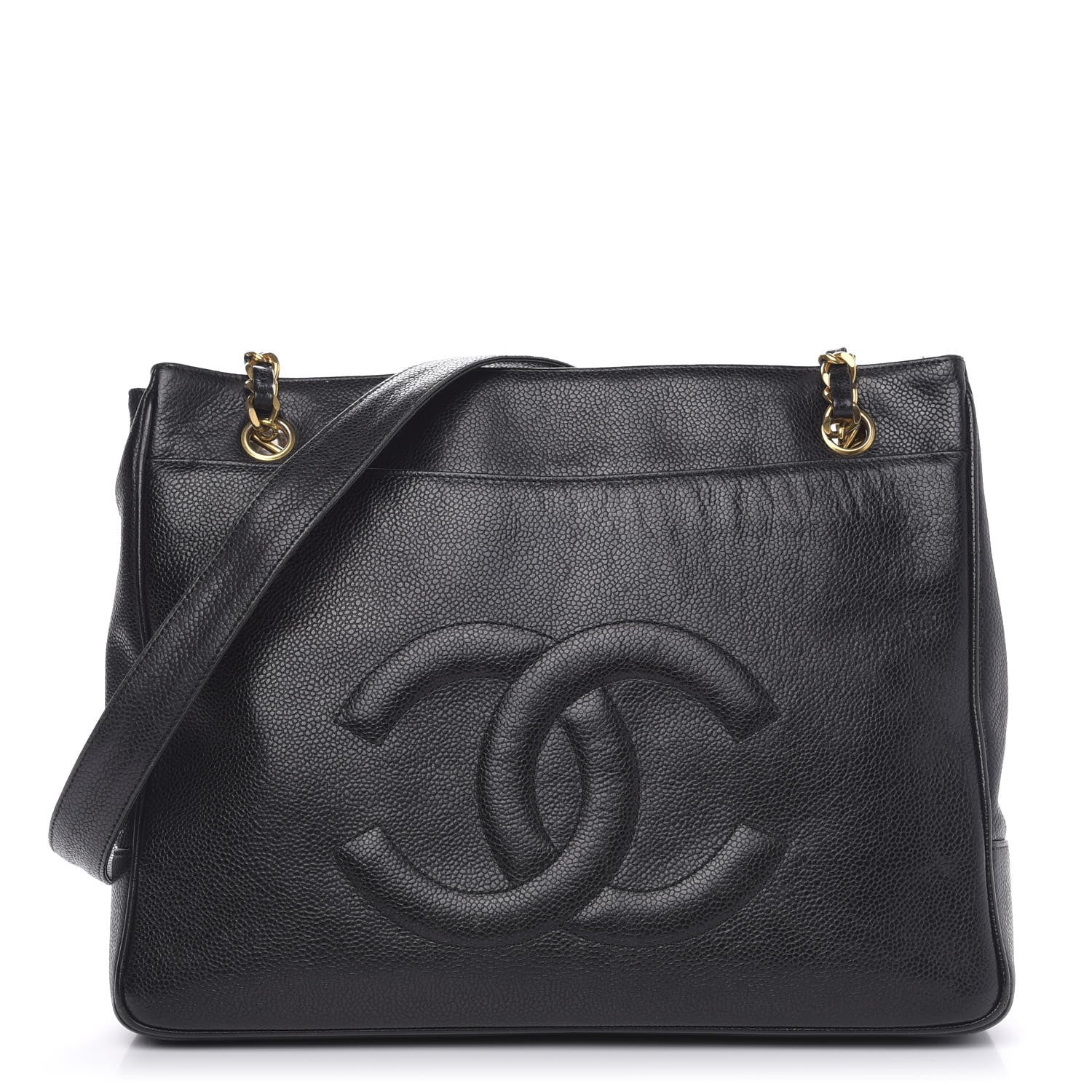 Chanel Caviar CC Shoulder Bag Black 1 of 14