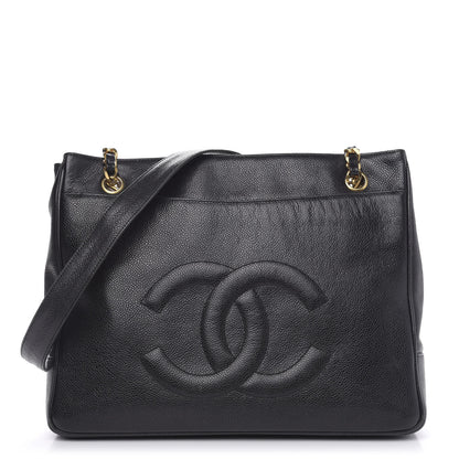 Chanel Caviar CC Shoulder Bag Black 1 of 14