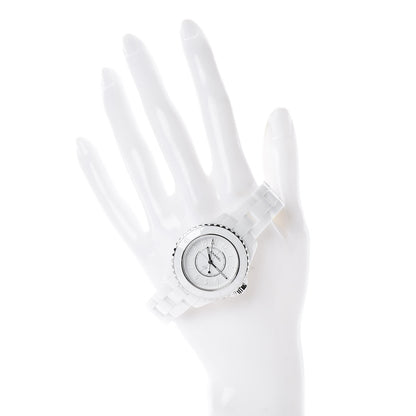 Chanel Stainless Steel Ceramic 33mm J12 Phantom Quartz Watch White 2 of 6