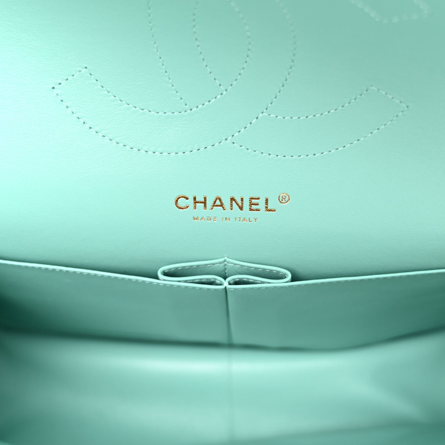 Chanel Caviar Quilted Jumbo Double Flap Light Green 6 of 10
