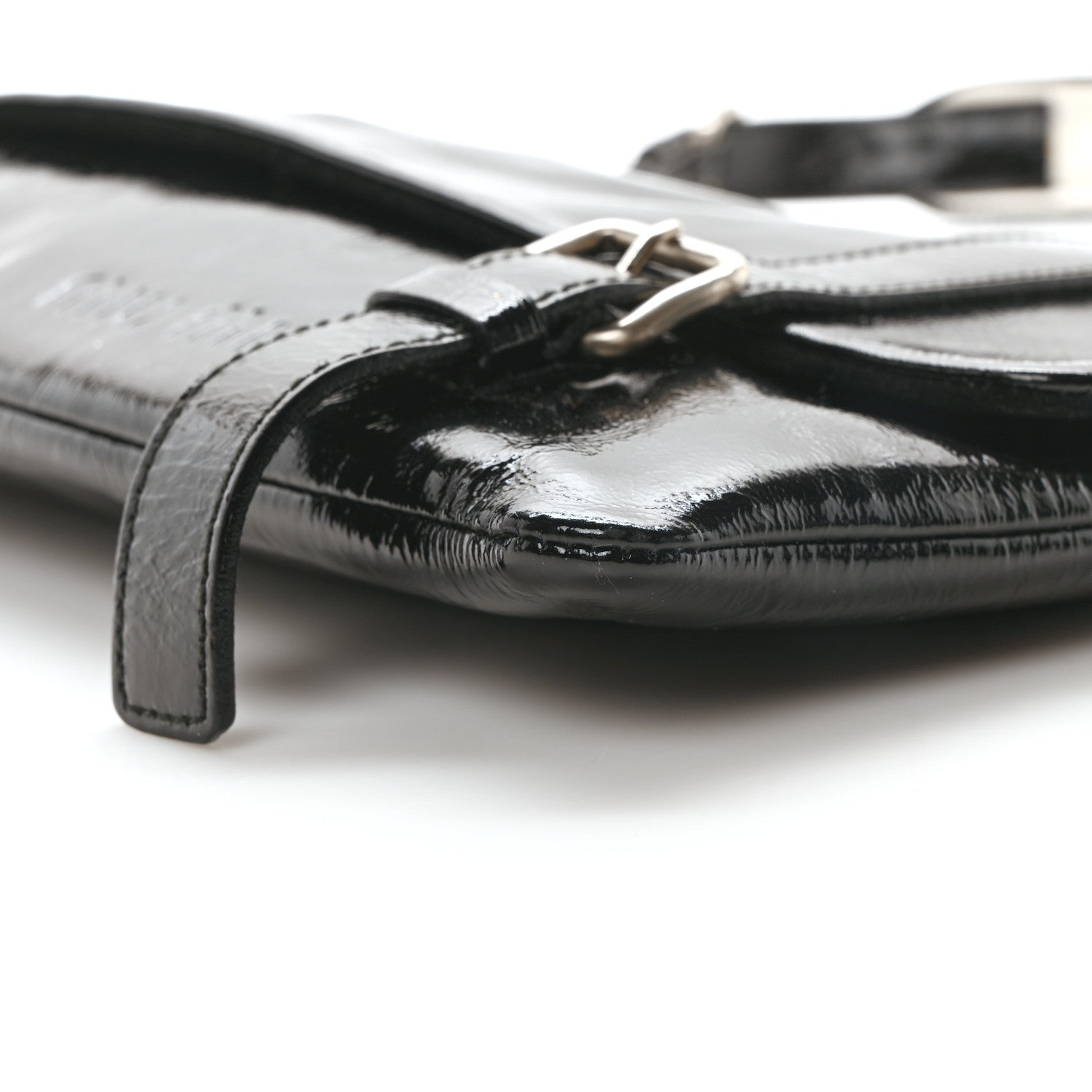 Miu Miu Vernice Tracholla Bag Black 10 of 10