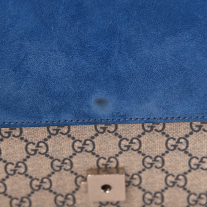 Gucci GG Supreme Monogram Blooms Medium Dionysus Shoulder Bag Beige Navy Vintage Blue 15 of 15