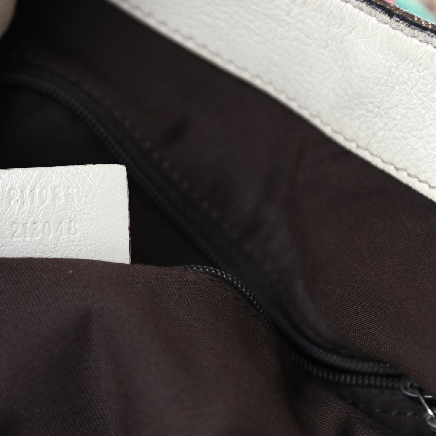 Monogram Large New Ladies Web Hobo Off White