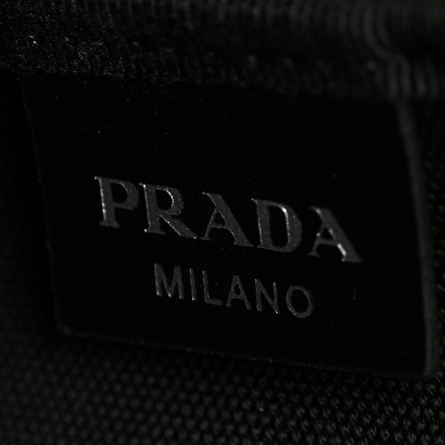 Prada Canvas Racing Logo Tote White 7 of 12