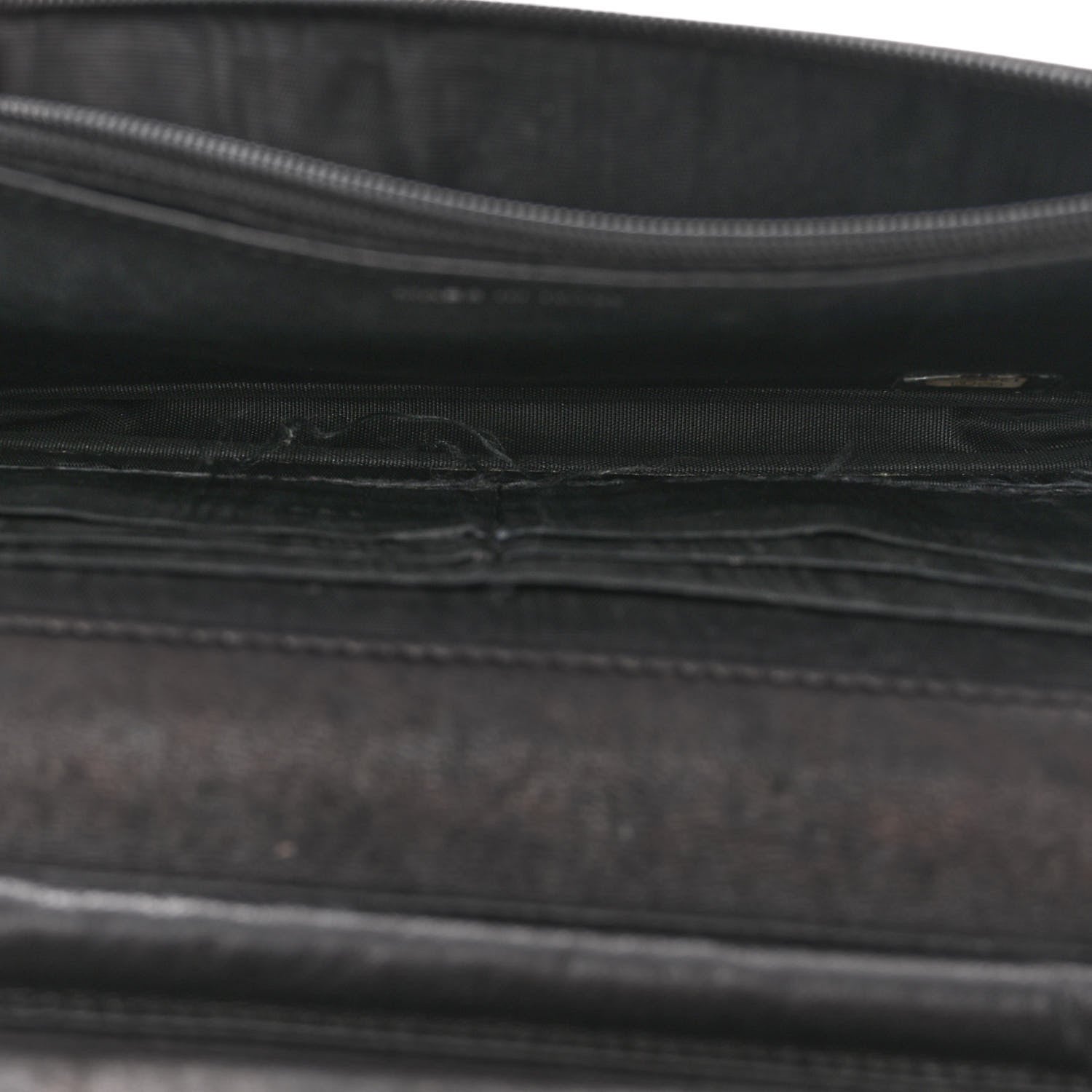 Chanel Caviar Timeless CC Wallet On Chain WOC Black 5 of 11