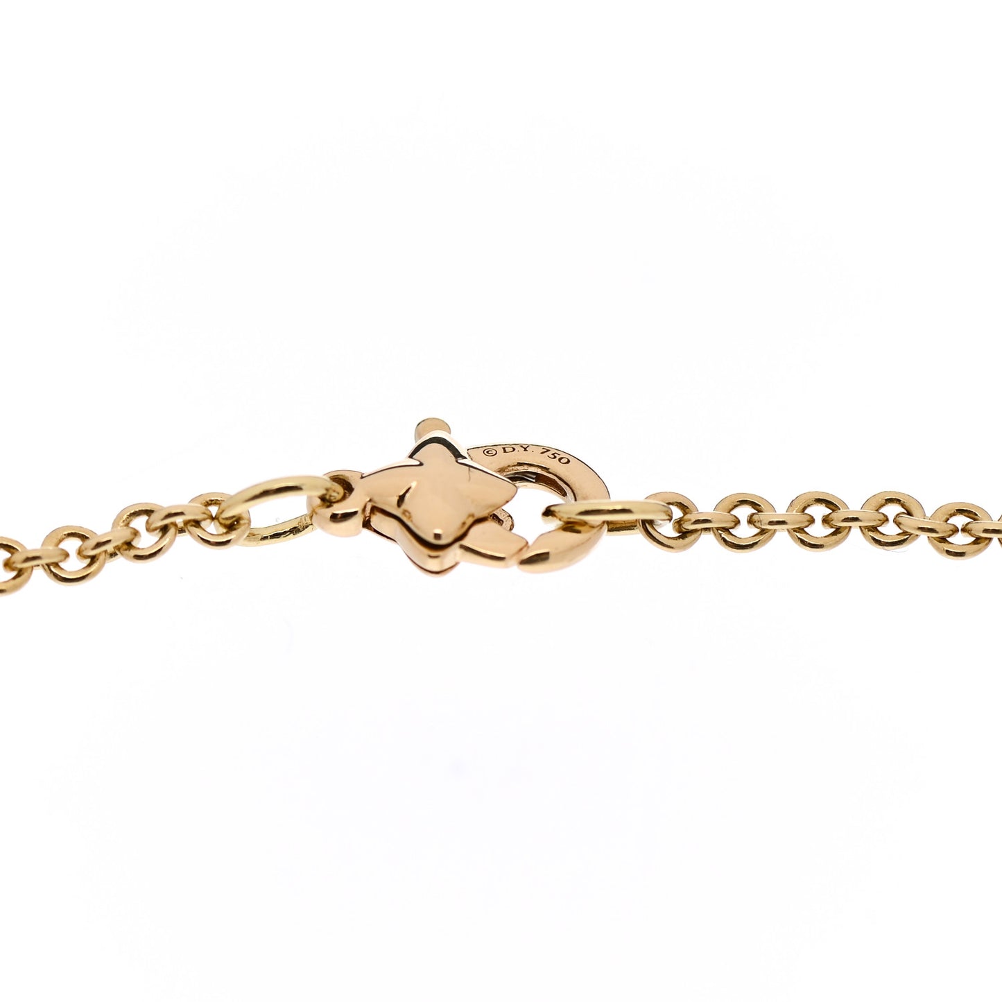 18K Yellow Gold Diamond Venetian Quatrefoil Bracelet