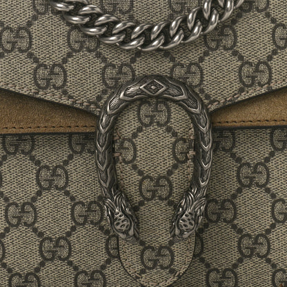 Gucci GG Supreme Monogram Mini Dionysus Shoulder Bag Taupe 8 of 11