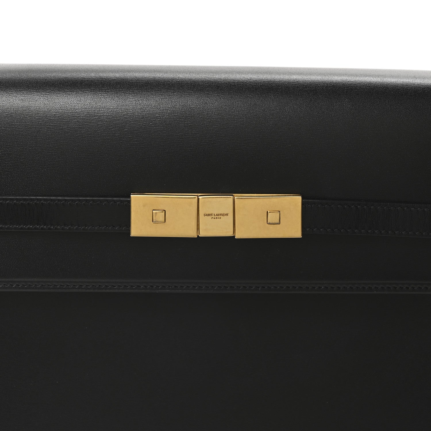 Saint Laurent Smooth Calfskin Manhattan Shoulder Bag Black 8 of 10