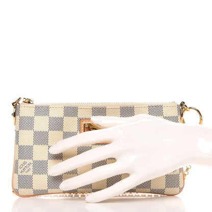 Louis Vuitton Damier Azur Pochette Milla MM 2 of 7