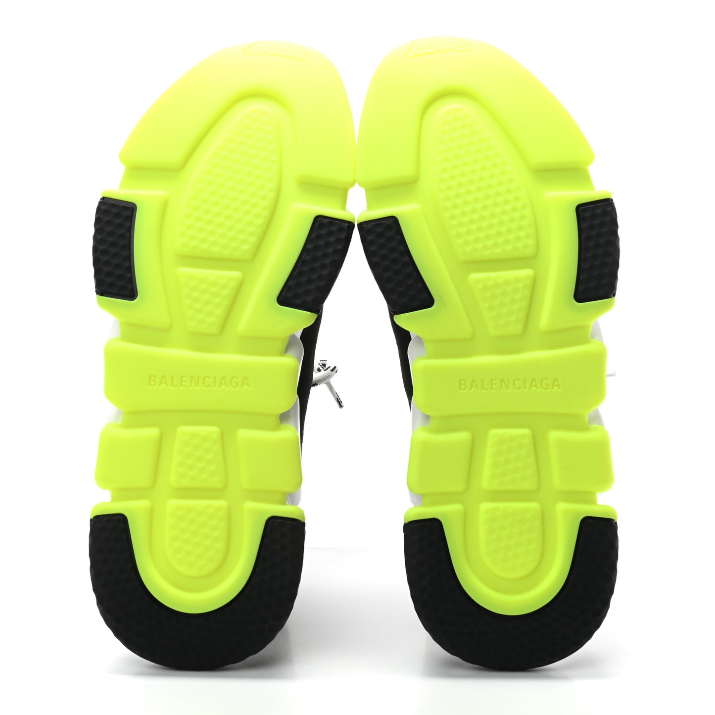 Neoprene Knit Mens Speed Lace Up Sneakers 40 Black Yellow Fluo