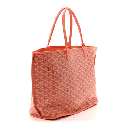 Goyard Goyardine Embroidered Seahorse Reversible Anjou PM Coral 6 of 19