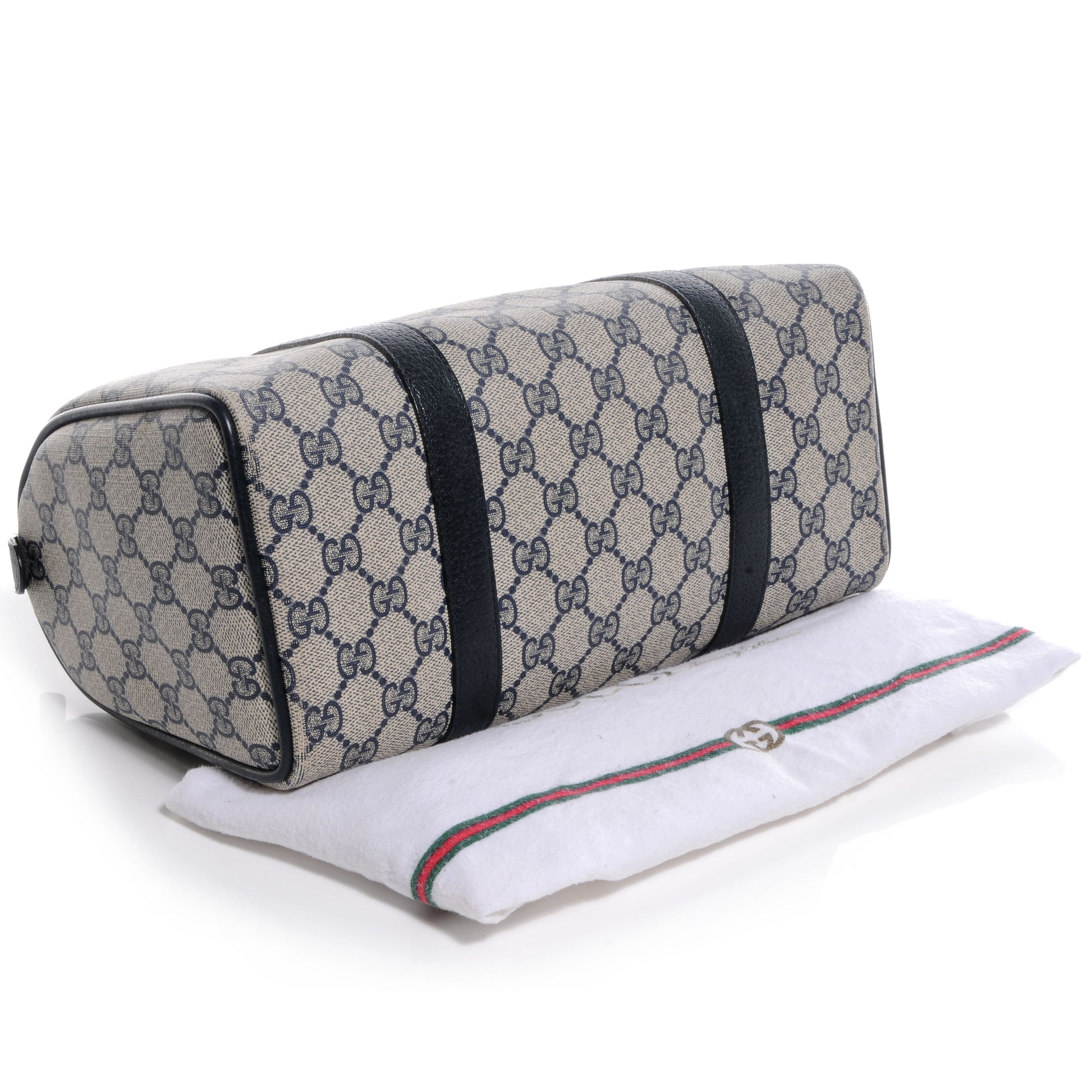 Gucci Monogram Web Boston Navy 4 of 8
