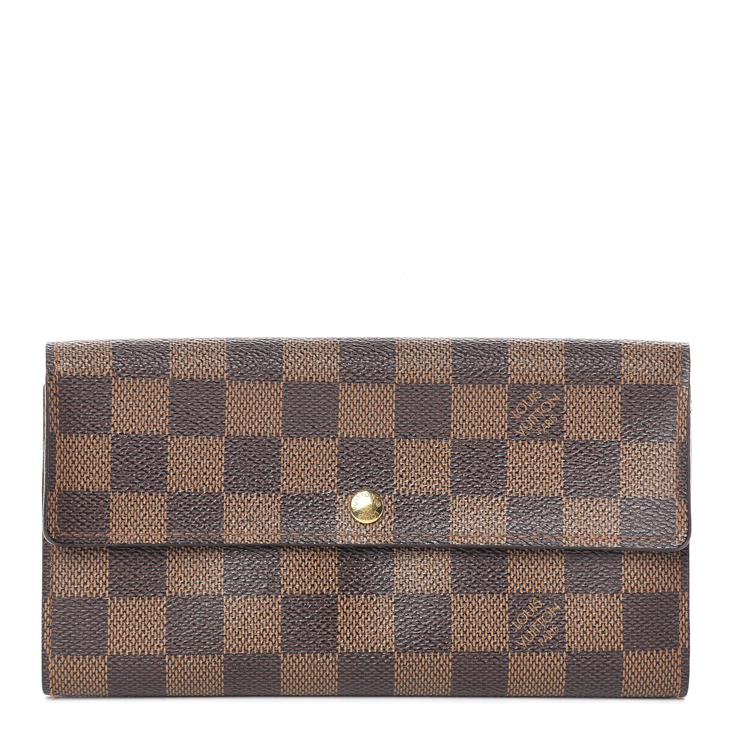 Louis Vuitton Damier Ebene Porte-Monnaie Wallet 1 of 10