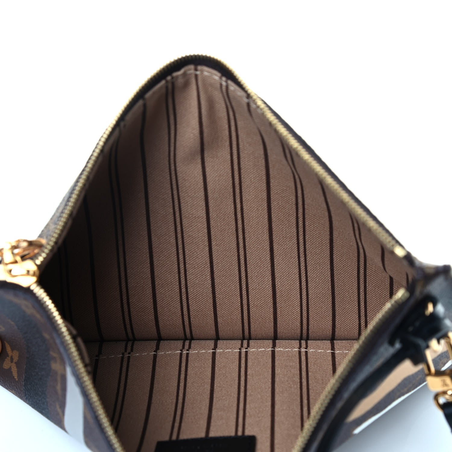 Louis Vuitton X LOL Monogram Neverfull MM GM Pochette Gold Silver 5 of 7