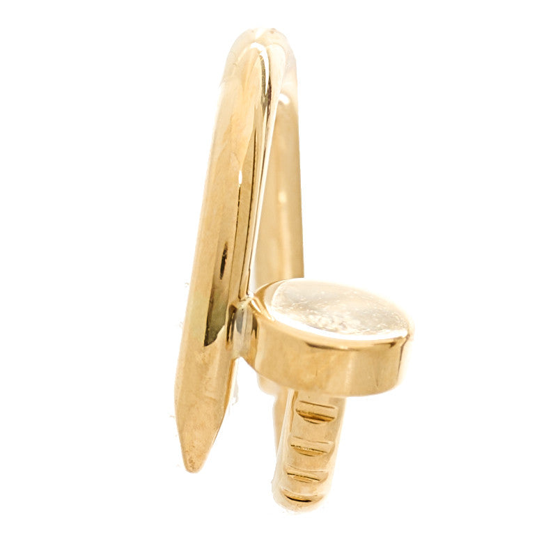 18K Yellow Gold Juste Un Clou Single Hoop Earring