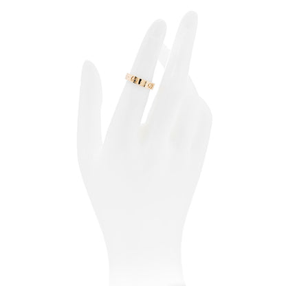 Gucci 18K Yellow Gold 4mm Icon Thin Band Ring 49 4.75 2 of 6