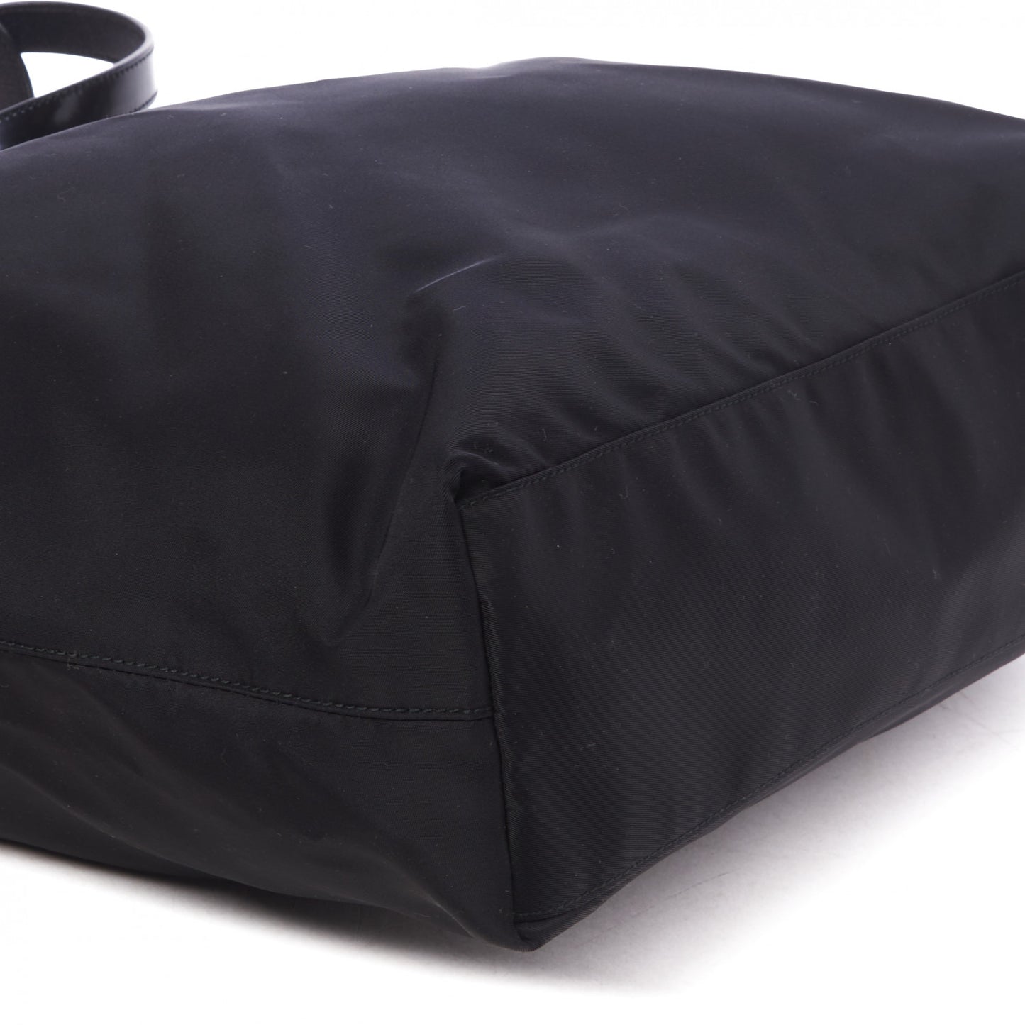 Tessuto Nylon Spazzolato Tote Black