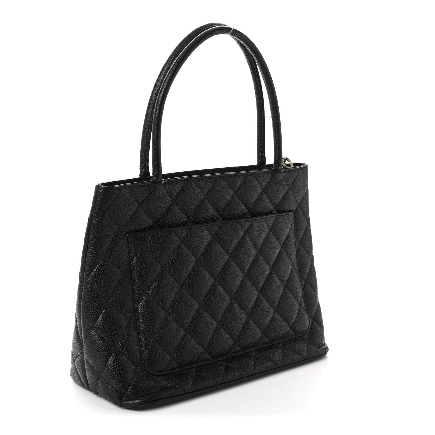 Chanel Caviar Quilted Medallion Tote Black 3 of 9