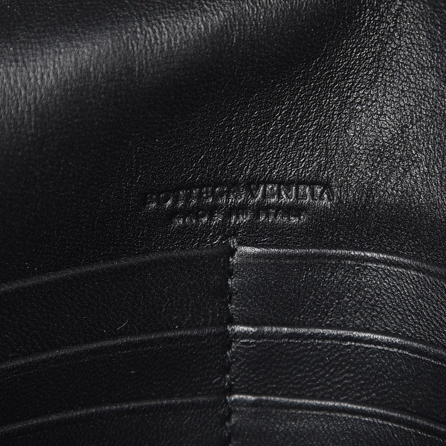 Nappa Intrecciato Chain Wallet Nero Black