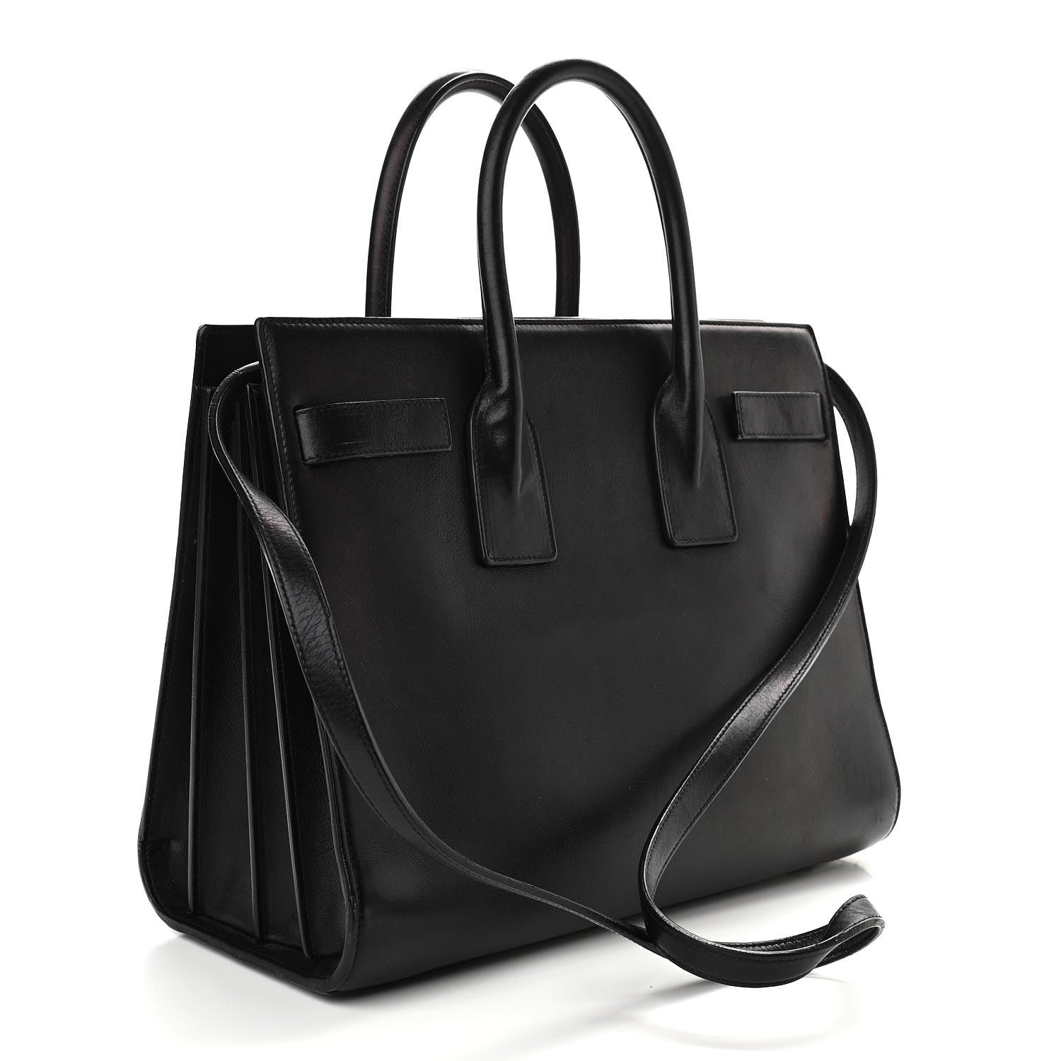 Saint Laurent Smooth Calfskin Small Sac De Jour Black 3 of 11