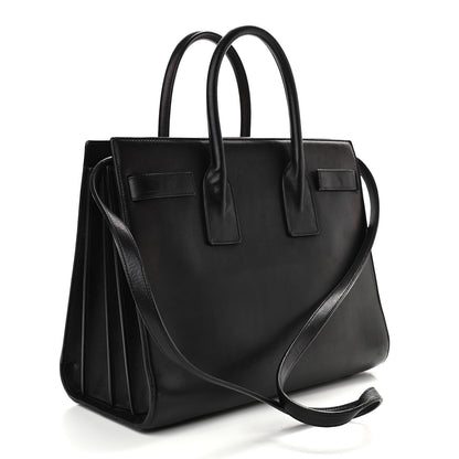 Saint Laurent Smooth Calfskin Small Sac De Jour Black 3 of 11