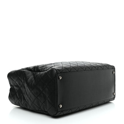 Chanel Caviar Quilted Large Coco Handle Shopping Tote Black 4 of 12
