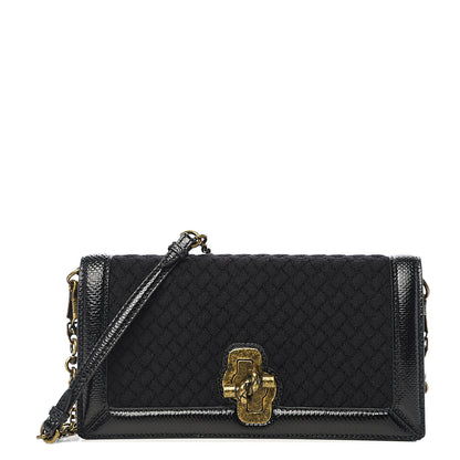 Bottega Veneta Patent Ayers Olimpia Knot Black 1 of 11