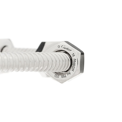 Cartier 18K White Gold Ecrou de Cartier Bracelet 16 3 of 5