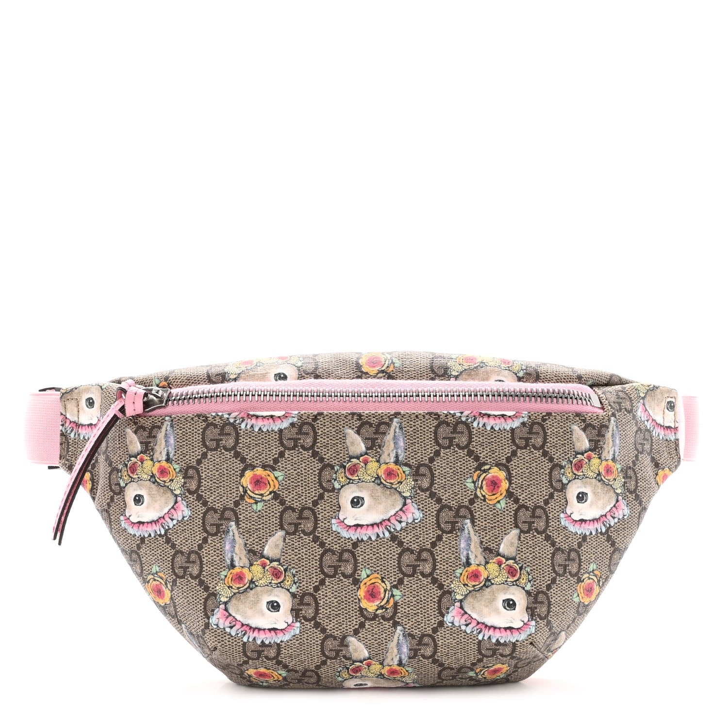 Gucci GG Supreme Monogram Childrens Bunny Print Belt Bag Multicolor 1 of 11