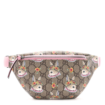 Gucci GG Supreme Monogram Childrens Bunny Print Belt Bag Multicolor 1 of 11