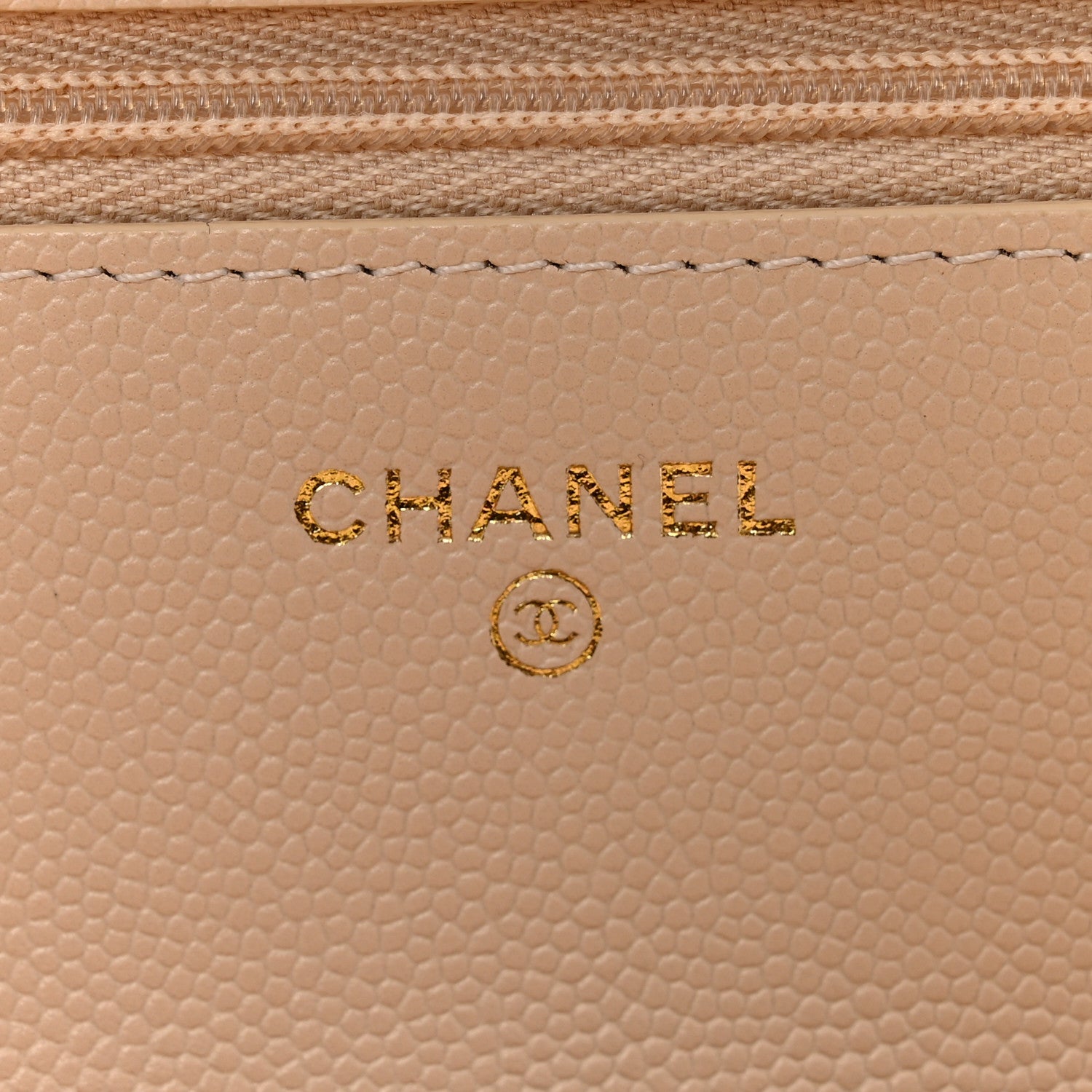 Chanel Caviar Quilted Trendy Handle Clutch With Chain Ecru 6 of 10