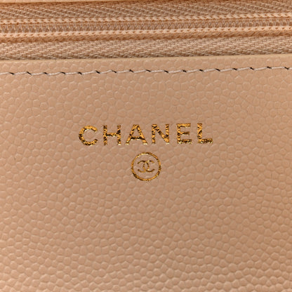 Chanel Caviar Quilted Trendy Handle Clutch With Chain Ecru 6 of 10