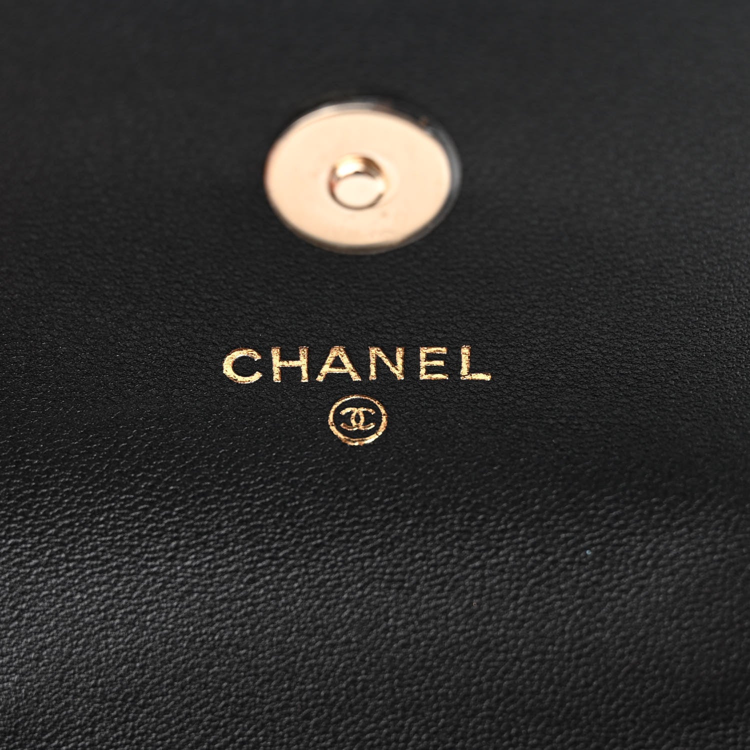 Chanel Lambskin Quilted Pearl Top Handle Clutch With Chain Black 7 of 12