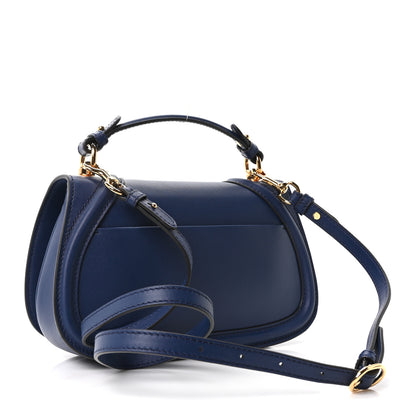 Gucci Roxy Calfskin Medium Blondie Top Handle Bag Blue Agata 3 of 9