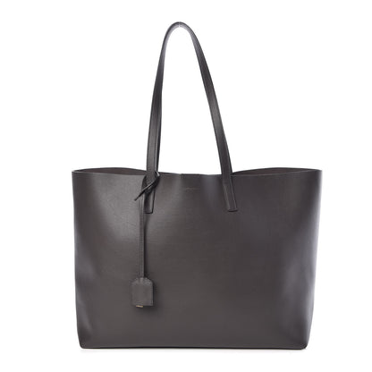 Saint Laurent Calfskin Large Shopping Tote Earth 1 of 9